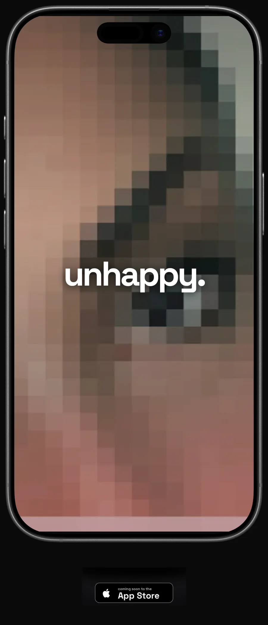the unhappy app — coming soon to the App Store