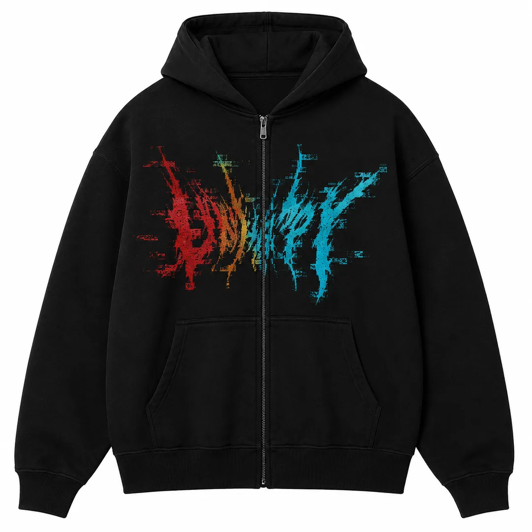 UNHAPPY zip hoodie
